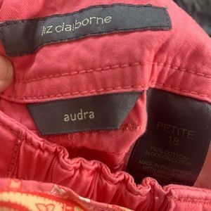 Liz Claiborne six 18 petite spring pants